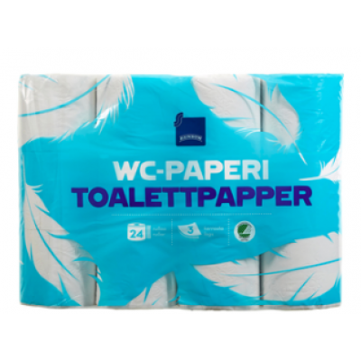 Туалетная бумага Rainbow WC-paperi 24 шт