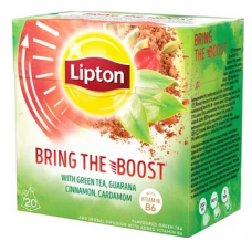 Зеленый чай Lipton Bring The Boost Pyramidi 20шт