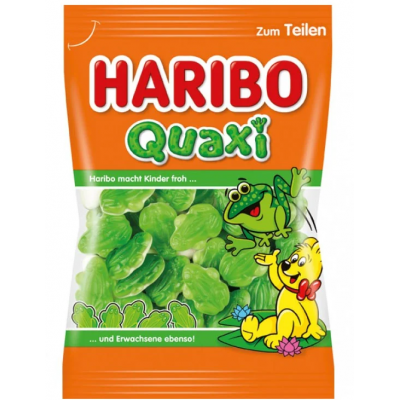 Ассорти жевательных конфет Haribo Quaxi Froggy Frogs 175г лягушата