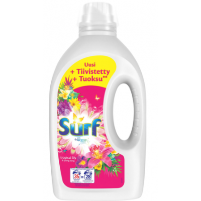 Жидкий стиральный порошок Surf Tropical Lily & Ylang 1,4 л