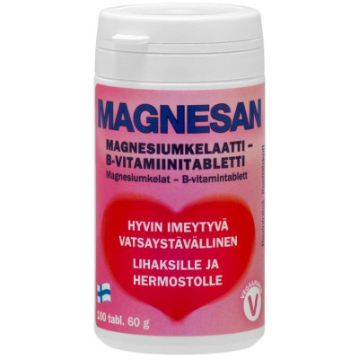 Витамины с магнием Magnesan Magnesium+B Vitamiini 100 табл