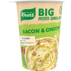 Готовая еда Knorr Snack Pot Big Bacon & Onion 76 г пюре бекон и лук