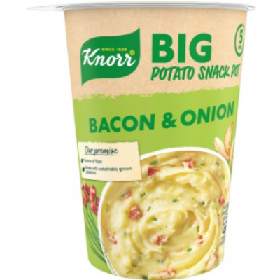 Готовая еда Knorr Snack Pot Big Bacon & Onion 76 г пюре бекон и лук