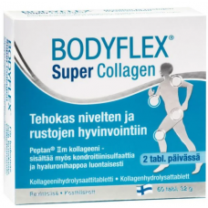 Препарат для суставов и хрящей Bodyflex Super Collagen с коллагеном 60 таблеток