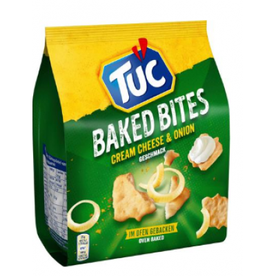 Крекеры TUC Baked Bites Cream Cheese & Onion 110г со сливочным сыром и луком