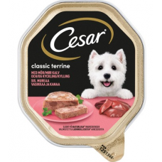 Консервы для взрослых собак Cesar Classics телятина и курица 150г