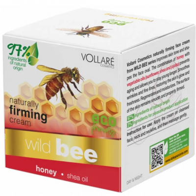 Крем для лица Vollare Wild Bee Firming Мёд и масло ши 50мл