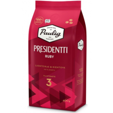 Кофе в зернах Paulig President Ruby 400г