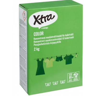 Концентрат стирального порошка Xtra Pesujauhetiiviste Color 2кг