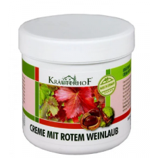 Крем для ног от Krauterhof Creme Mit Rotem WeinLaub с экстрактом листьев красного винограда 120мл