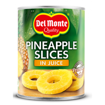 Кольца ананаса в собственном соку Del Monte Pineapple Slices in Juice 560г