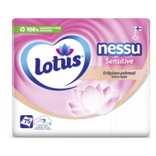 Носовой платок Lotus Nessu Sensitive 75 шт